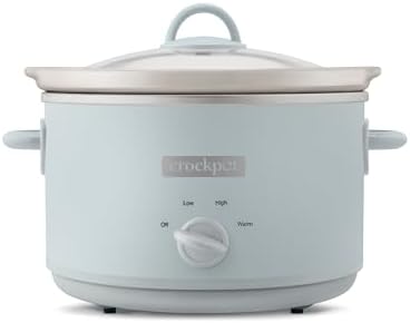 4.5 Quart Manual Slow Cooker – Macaroon Blue - Curated Catalog T6