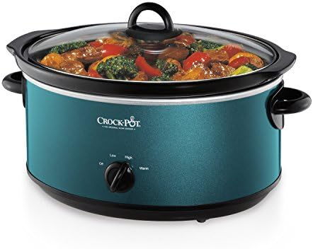 7 Quart Manual Slow Cooker – Turquoise - Curated Catalog U0