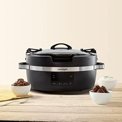 Thermoshield 6 Quart Slow Cooker with Carry Handles - Curated Catalog V1
