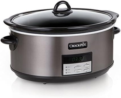 8 Quart Programmable Slow Cooker with Auto Warm - Curated Catalog P6