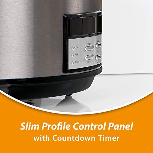 8 Quart Programmable Slow Cooker with Auto Warm - Curated Catalog P6