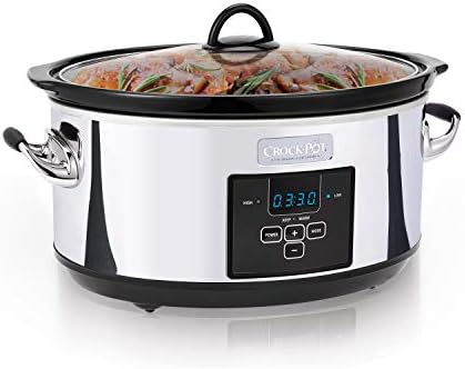7 Quart Programmable Slow Cooker – Polished Platinum - Curated Catalog I5