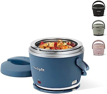Electric Lunch Box Food Warmer 20oz – Faded Blue - Curated Catalog R9
