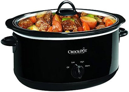 8 Quart Manual Slow Cooker – Black - Curated Catalog M6