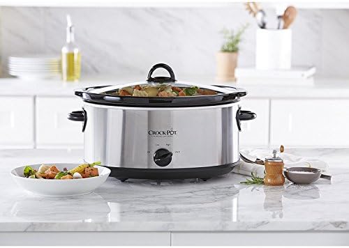 7 Quart Oval Manual Slow Cooker – Stainless Steel - Curated Catalog P2