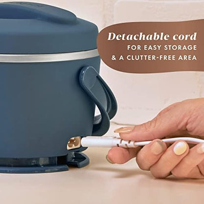 Electric Lunch Box Food Warmer 20oz – Faded Blue - Curated Catalog R9