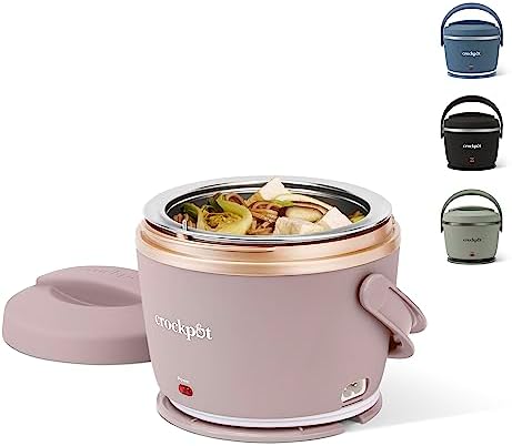 Electric Lunch Box Food Warmer 20oz – Blush Pink - Curated Catalog A3