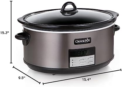 8 Quart Programmable Slow Cooker with Auto Warm - Curated Catalog P6