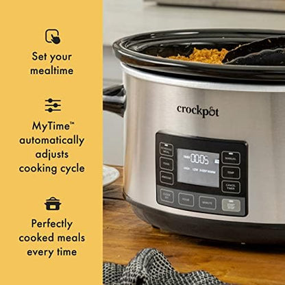 7 Quart Portable Programmable Slow Cooker with Timer - Curated Catalog S6