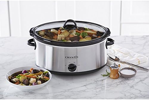 7 Quart Oval Manual Slow Cooker – Stainless Steel - Curated Catalog P2