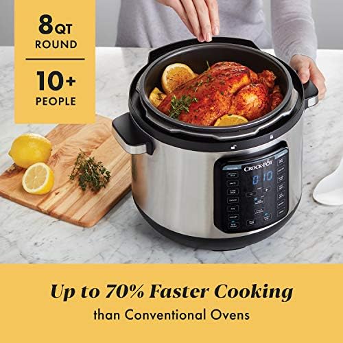8 Quart Express Crock Multi-Use Pressure Cooker - Curated Catalog B6