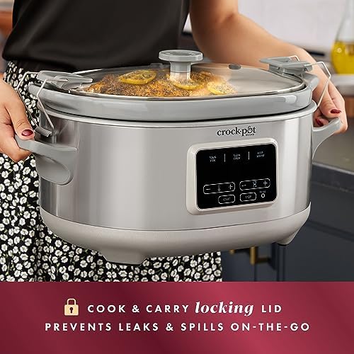 7 Quart Programmable Cook & Carry Slow Cooker - Curated Catalog U8