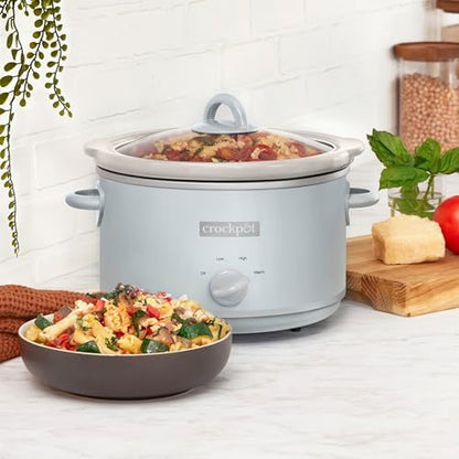 4.5 Quart Manual Slow Cooker – Macaroon Blue - Curated Catalog T6
