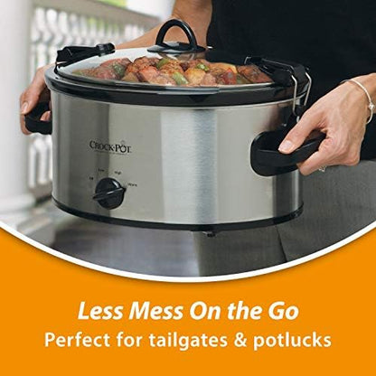 Cook & Carry 6 Quart Portable Slow Cooker - Curated Catalog W0