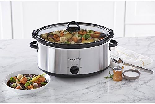 7 Quart Oval Manual Slow Cooker – Stainless Steel - Curated Catalog P2