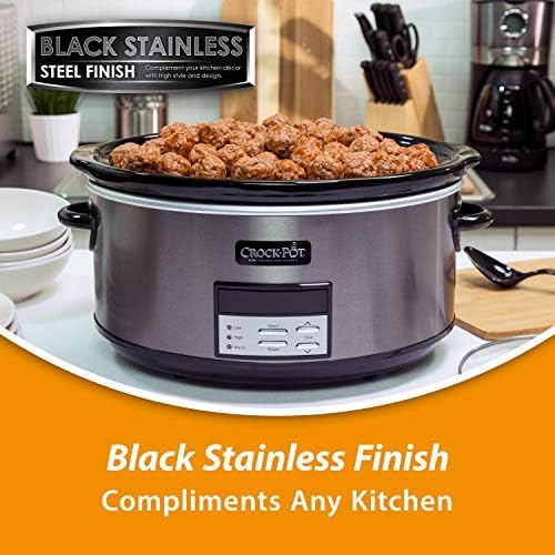 8 Quart Programmable Slow Cooker with Auto Warm - Curated Catalog P6