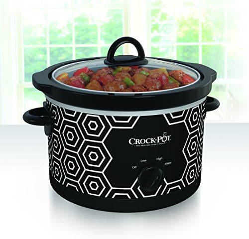 4.5 Quart Portable Slow Cooker – Black & White - Curated Catalog P6