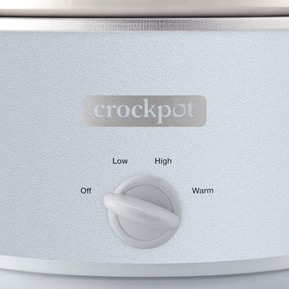 4.5 Quart Manual Slow Cooker – Macaroon Blue - Curated Catalog T6