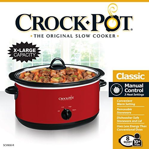 Express Crock 8 Quart Programmable Slow Cooker - Curated Catalog C1