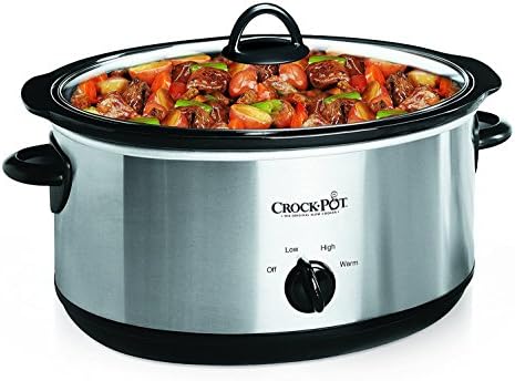 7 Quart Oval Manual Slow Cooker – Stainless Steel - Curated Catalog P2