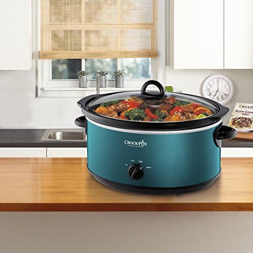 7 Quart Manual Slow Cooker – Turquoise - Curated Catalog U0