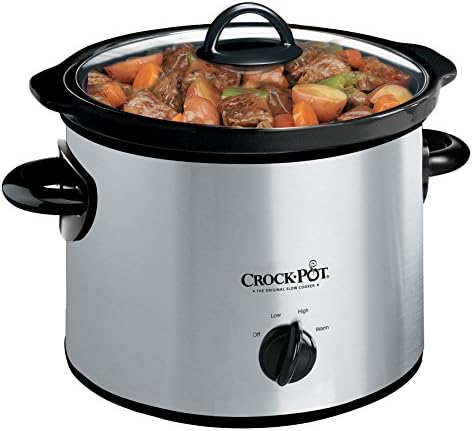 3 Quart Manual Slow Cooker – Silver - Curated Catalog Z6