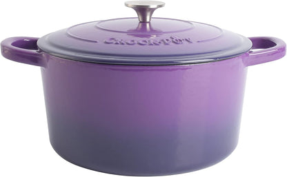 3 Quart Enameled Cast Iron Dutch Oven – Aqua - Curated Catalog L1