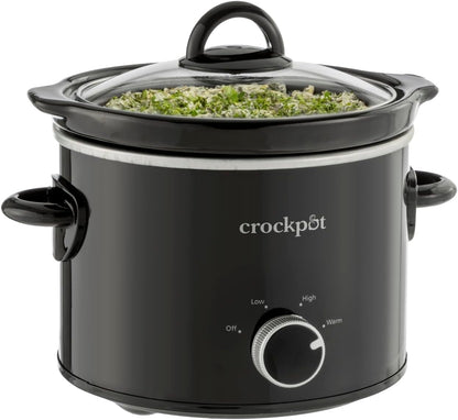 2 Quart Mini Slow Cooker – Classic Compact Cooker - Curated Catalog D1