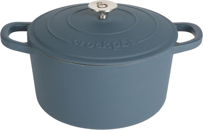 3 Quart Enameled Cast Iron Dutch Oven – Aqua - Curated Catalog M8
