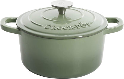 3 Quart Enameled Cast Iron Dutch Oven – Aqua - Curated Catalog M8