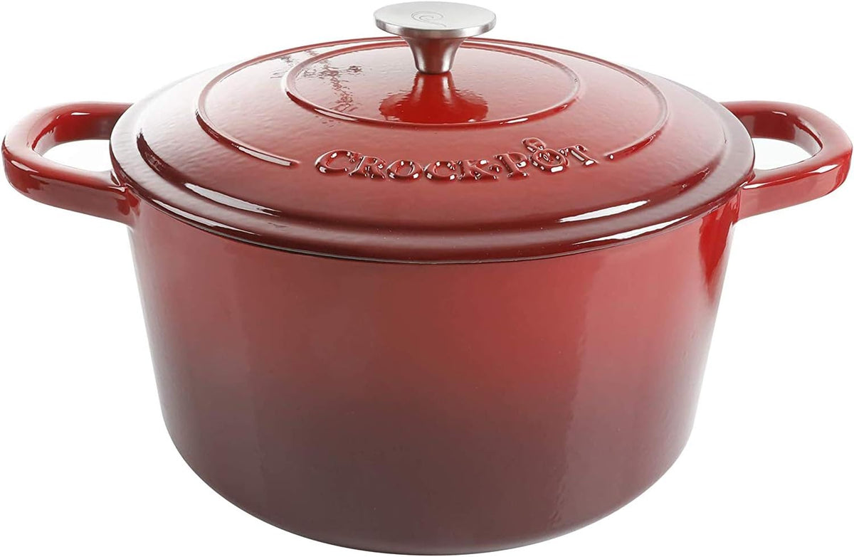 3 Quart Enameled Cast Iron Dutch Oven – Aqua - Curated Catalog L1