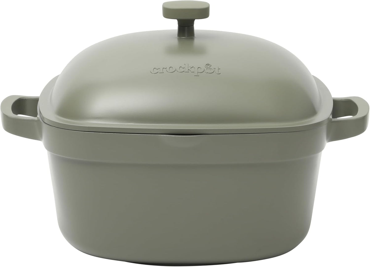 3 Quart Enameled Cast Iron Dutch Oven – Aqua - Curated Catalog L1