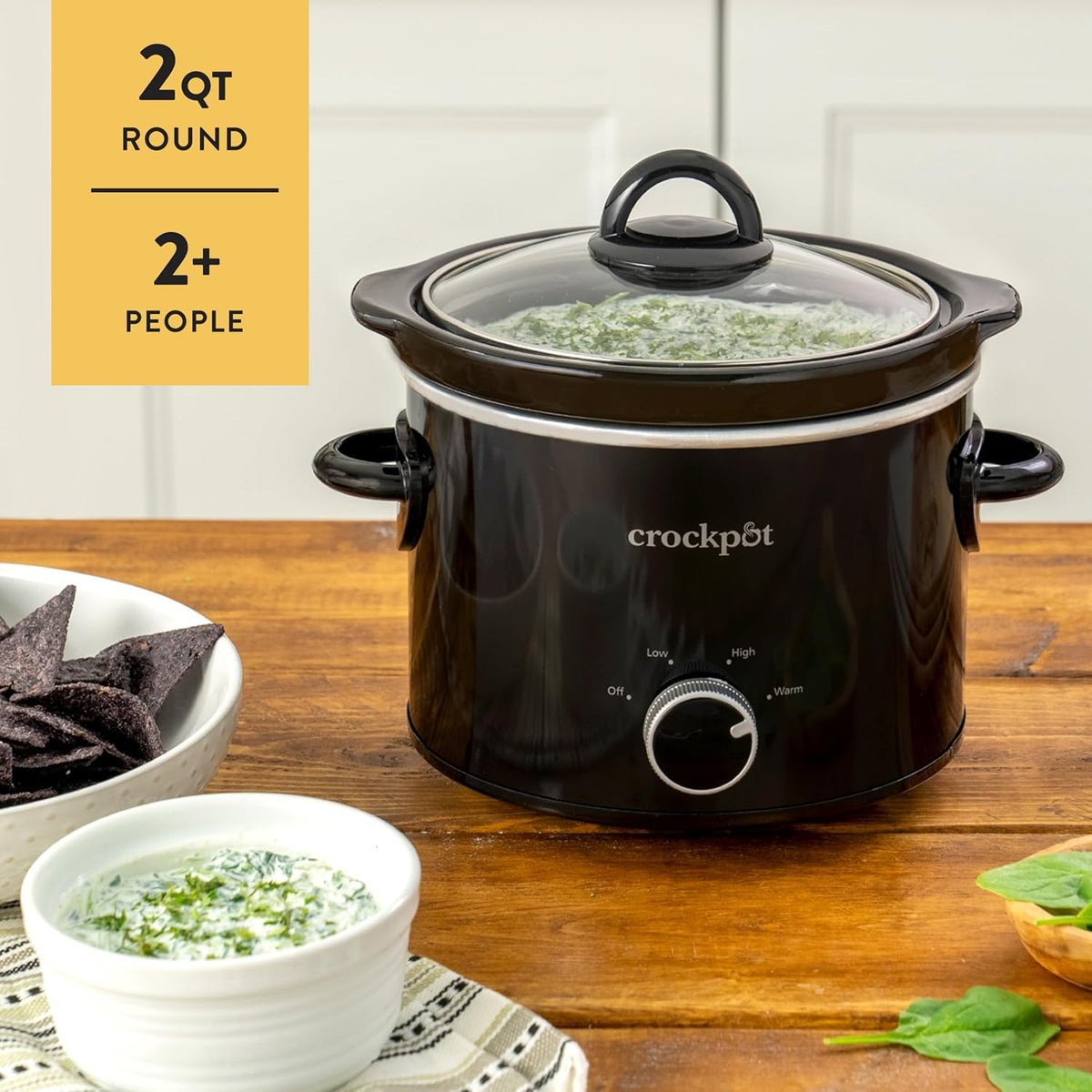 2 Quart Mini Slow Cooker – Classic Compact Cooker - Curated Catalog U2