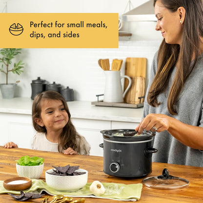 2 Quart Mini Slow Cooker – Classic Compact Cooker - Curated Catalog D1